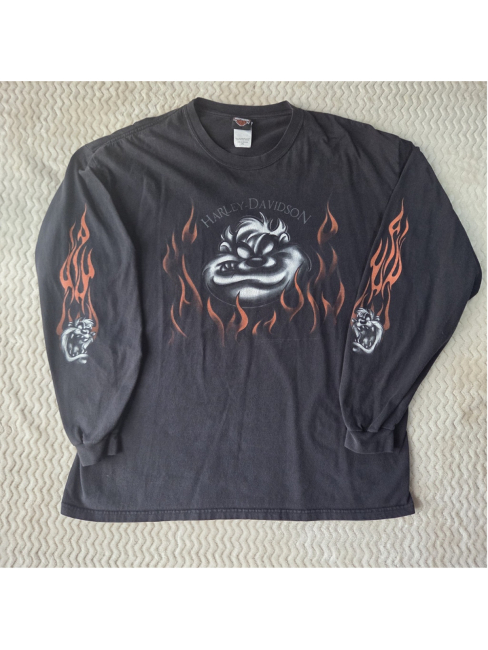 Vintage Harley-Davidson 2XL Long Sleeve looney Tunes